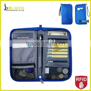 Passport Holder Organizer Travel Wallet RFID Blocking thumbnail-1