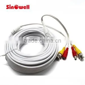 CCTV Cable18m White Color BNC DC Video Power thumbnail-3