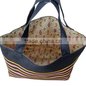 Wholesale Modern 600D Polyester Double Layer Fashion Shopping Handbag,women Shopping Tote Bag thumbnail-6