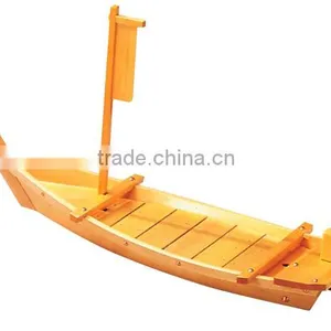 Hinoki Wood Tairyo Sashimi Ship Boat Natural Color thumbnail-2