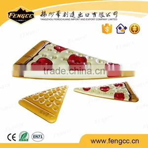 EU Market Custom Design Inflatable Colorful Cartoon Pizza Slice Float Mattress thumbnail-1