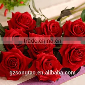 Hot Sale in China Artificial Flower Decor Wedding Artificial Chinese Rose Flower Fake Decoration Flower Decoration thumbnail-4