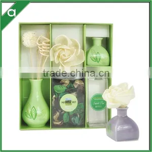 Sola Flower Diffuser, Ceramic Aroma Fragrance Reed Diffuser ,dried Flower Gift Set thumbnail-1