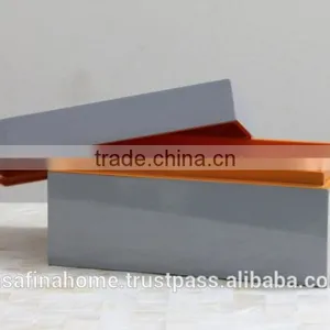Rectangle Colored Lacquer Box thumbnail-1