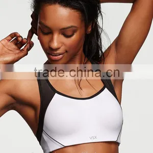 Latest Wholesale Women Fitness Sport Bra High Fashion Plain Sport Bra HSS6522 thumbnail-3