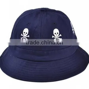 Custom Personality Embroidery Logo Black Bucket Hat thumbnail-4