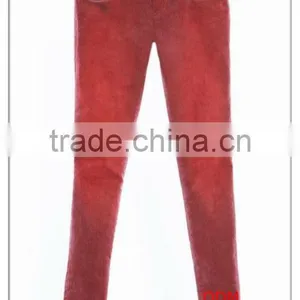Top Design Ladies Fashionable Slim Fittd Pants Wash Out Pencil Jeans thumbnail-1
