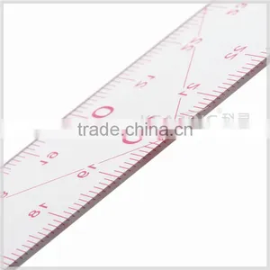 Kearing Chinese Manufacture High Quality Flexible Plastic Pattern Making Ruler 3 * 30cm With Mattern Grids # 8006 thumbnail-5