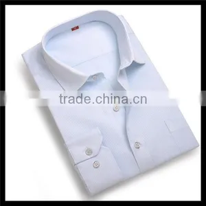 Latest Dress Private Label Fashion Man Light Color Uniform Shirt thumbnail-1