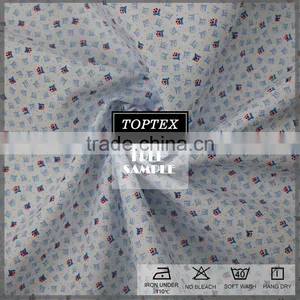 98% Cotton 2% Spandex Prined Elastic Poplin Fabric thumbnail-1