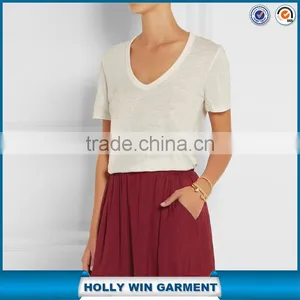 Software 100% Pima Cotton Blank T-shirt for Women thumbnail-1