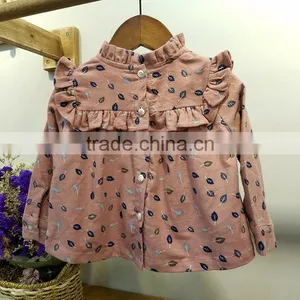 2-6 Years Wholesale 2017 Full Sleeve Autumn Cotton Print Girls Blouses thumbnail-6