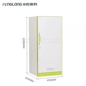 China Factory Metal 1 Door Dress Single Door Steel Clothes Locker thumbnail-2