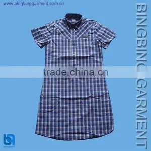 Ladies Mini Check Brand Dress thumbnail-1