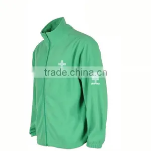 Wholesale New Design Blank Color Fleece Fabric Custom Design Zip up Quilted Blank Sweatshirts Without Hood thumbnail-2
