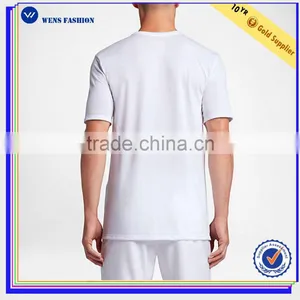 2017 New Design Dry Polyester Cotton Short Sleeves Tennis T-shirt Mens Sport t Shirt thumbnail-2
