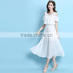 More Colors To Choice Off The Shoulder Woman One-Piece Dress thumbnail-1