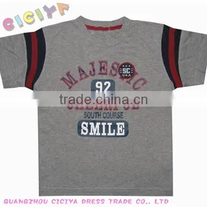New Organic Design Summer Customized Boys Printing Cotton Tshirt thumbnail-1