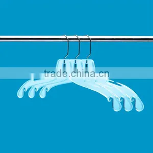 Factory Price Plastic Transparent Clothing Top Hanger thumbnail-1
