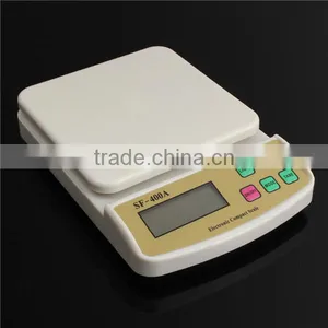 2016 Wholsesale 1PCS SF-400A Digital Scale For Household Use 10kg/1g Electronic Kitchen Scale Weighing Scale With Backlight thumbnail-2