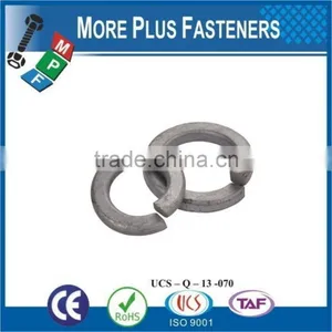 Made in Taiwan Bright Blue Zinc Stainless Steel Spring Standard Medium Split Lock Washer thumbnail-2