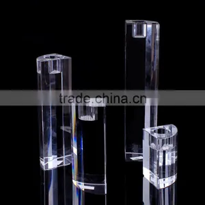 High Quality Wedding Candle Holder / More Size Wedding Gift Crystal Tea Light Holder thumbnail-2