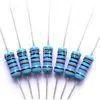 Blue 4 Watt 1 % 0.1R / 10M E96 Metal Film Resistor For PCB , Electrical Resistor thumbnail-1
