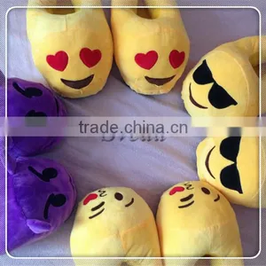 Hot Selling Plush Slipper Emoji Splipper Wholesale Price Plush Soft Toy Slippers thumbnail-5