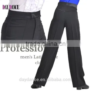 Adults Latin Dance Black Pants Men Ballroom Modern Latin Dance Pants thumbnail-1