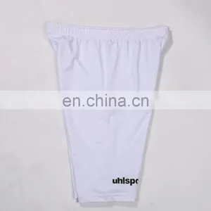 White Custom Soccer Compression Short thumbnail-4