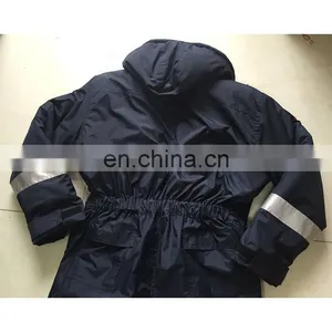 High Quality FR Cold Resistant Freezer Winter Coverall With Reflector thumbnail-6