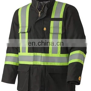 Fireproof High Visible Reflective Jacket for Roadway Jacket thumbnail-5