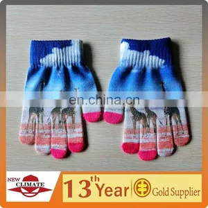 Animal Pattern Touch Gloves,wholesale thumbnail-1