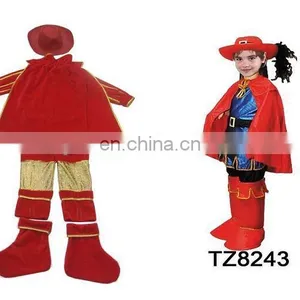 TZ87191 King Costume With Cloak For Kids Boots the Cat Hero Warrior thumbnail-5