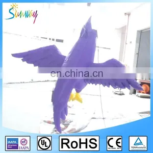 Customized Giant Hanging Purple Inflatable Parrot Bird For Advertising Or Decoration thumbnail-5