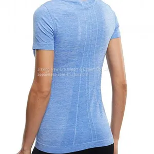 Women's Short Sleeve Sport Tee Moisture Wicking Athletic Shirt thumbnail-1