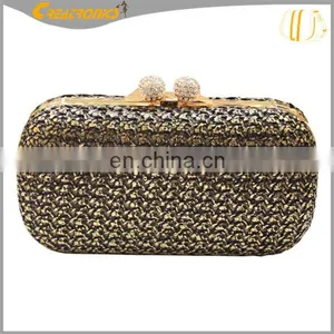 2015 China Straw Bag Wholesalers, Colorful Straw Clutch Bag, Fashion Ladies Straw Bag thumbnail-1