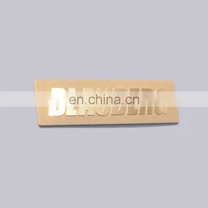 OEM Factory Machine Logo Use Custom Self Adhesive Gold Brand Engraved Aluminum Sign thumbnail-1