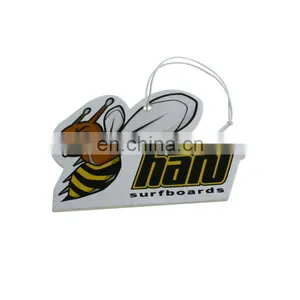 Promotional Die Cut Absorbent Paper Custom Scent Car Air Freshener thumbnail-1