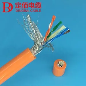 Black Rov Tether Cable Electrical Connection Low Temperature Resistance thumbnail-1