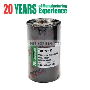 Thermal Transfer Ribbon for Print Barcode Ribbon 110mm*90m With 1/2 Inch Core thumbnail-2