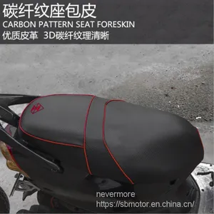 Spirit Beast Motorcycle Modified Carbon Pattern Seat Foreskin FL109 thumbnail-2