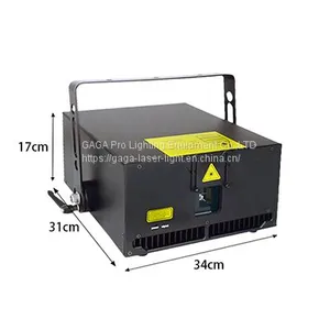 8w RGB Full Color High Speed Scanner Concert Laser Light With SD Card thumbnail-5
