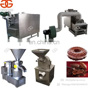 Automatic Professional Almonds Sesame Seeds Roasting Machine Nuts Paste Grinding Machine Cocoa Bean Butter Equipment thumbnail-1