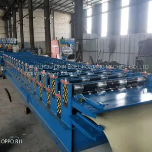 Two Profiles Double Deck Cold Roll Forming Machine thumbnail-5