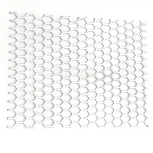 Small Hole Speaker Perforated Metal Mesh Punched Plate Screen for Machine thumbnail-2