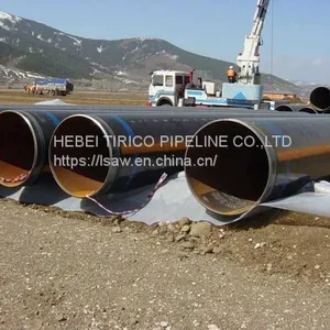 Polyurethane Coating According to AWWA C222 CARBON STEEL PIPE thumbnail-2