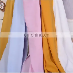 Chinese Supplier 75D 92% Polyester 8% Spandex 4 Way Stretch Moss Crepe Fabric Pants Fabric thumbnail-5