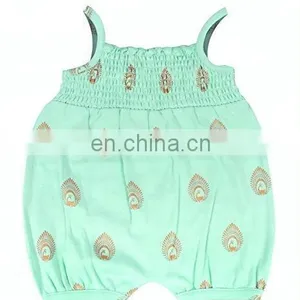 Summer Baby Clothing Hot Sale Baby Girl Floral Bubble Romper Infant and Toddler Baby Romper With Matching Headband thumbnail-1