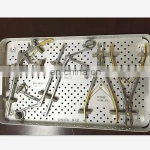 Basic Orthopedic Instrument,lumbar Spine Fixation,Anterior Cervical Plate Instrument Set thumbnail-2
